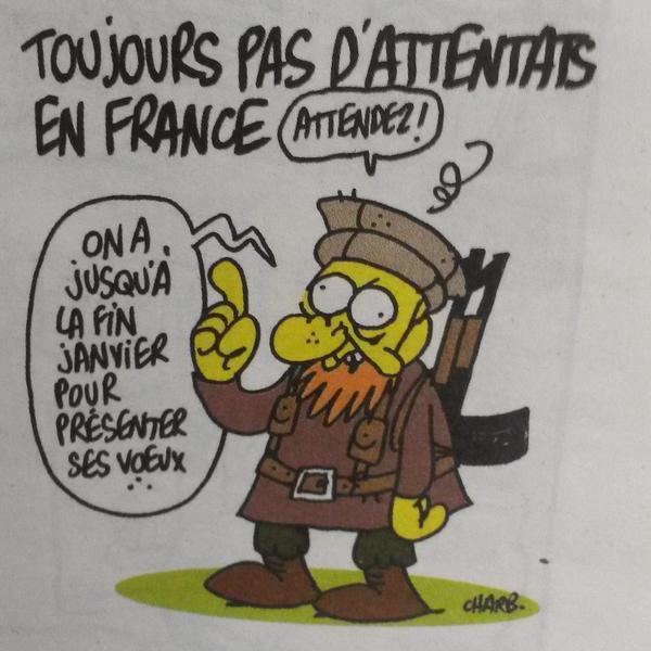 Un des derniers dessin de Charb