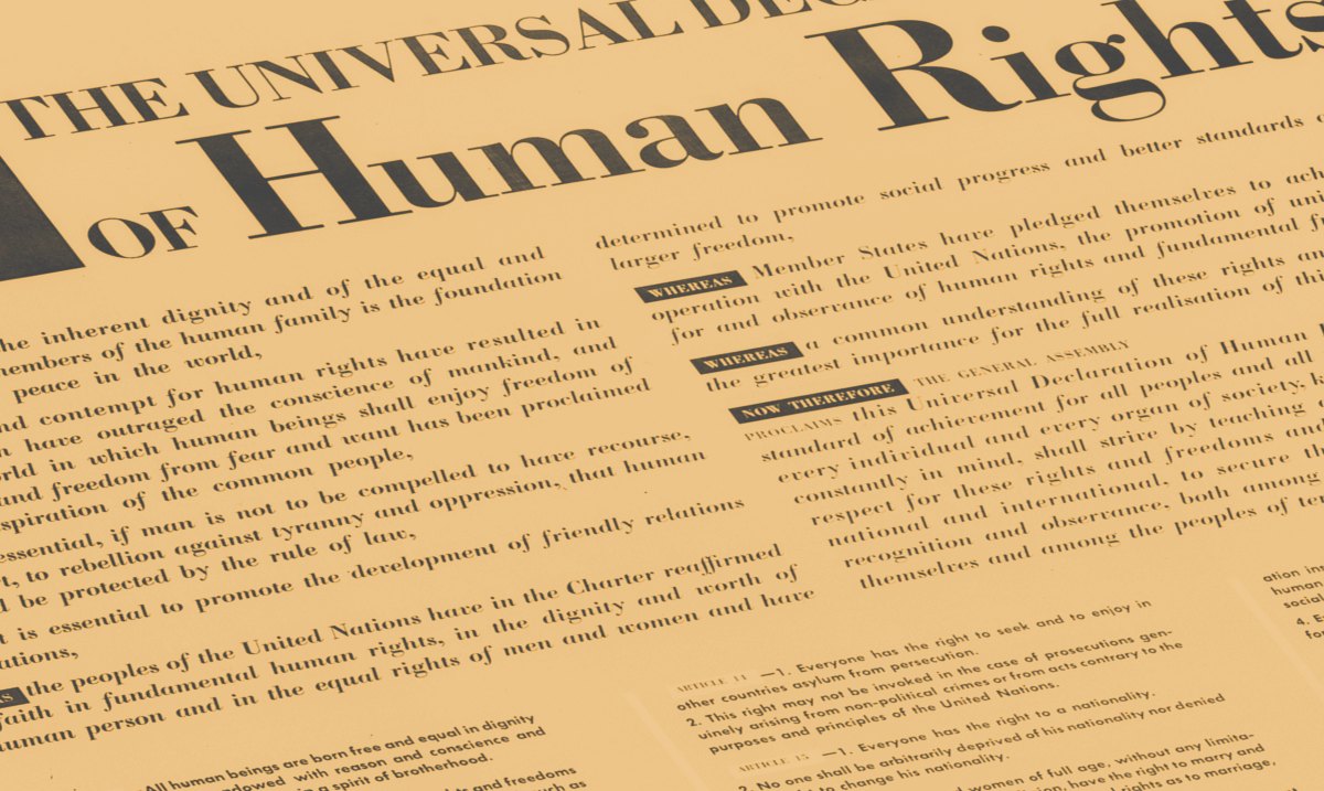 image de la déclaration des droits de l’homme