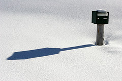 mail box under the snow