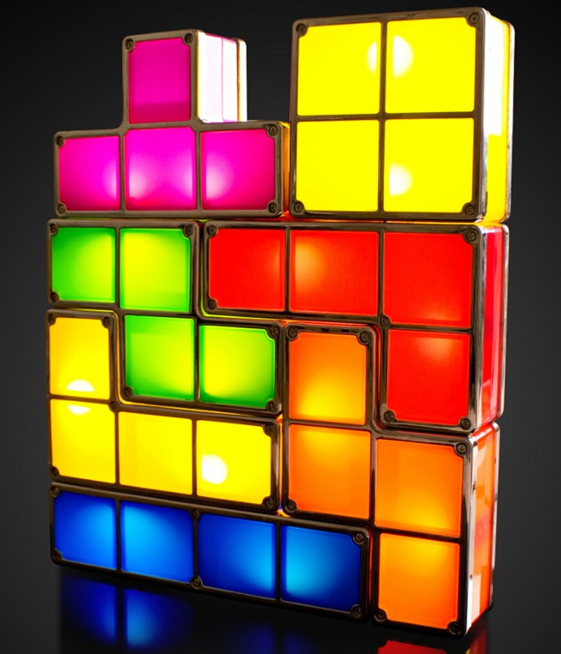 un Tetris lumineux