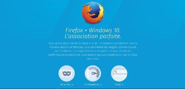 Firefox pour Windows 10